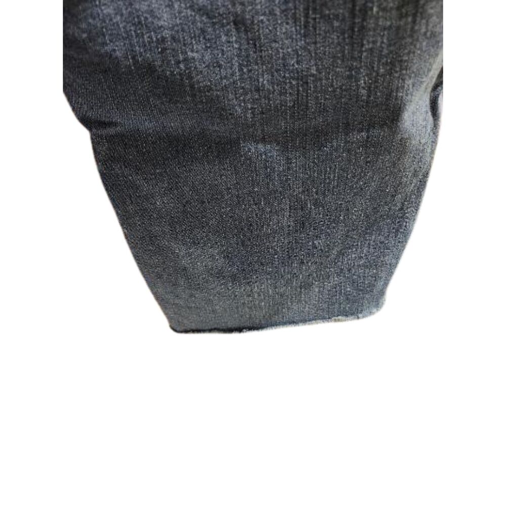 T14 D. Jeans Womens 22W Blue Med Wash High Rise Stretch Denim Raw Hem Relaxed - Picture 4 of 6